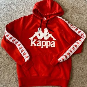 Kappa red hoodie size medium
